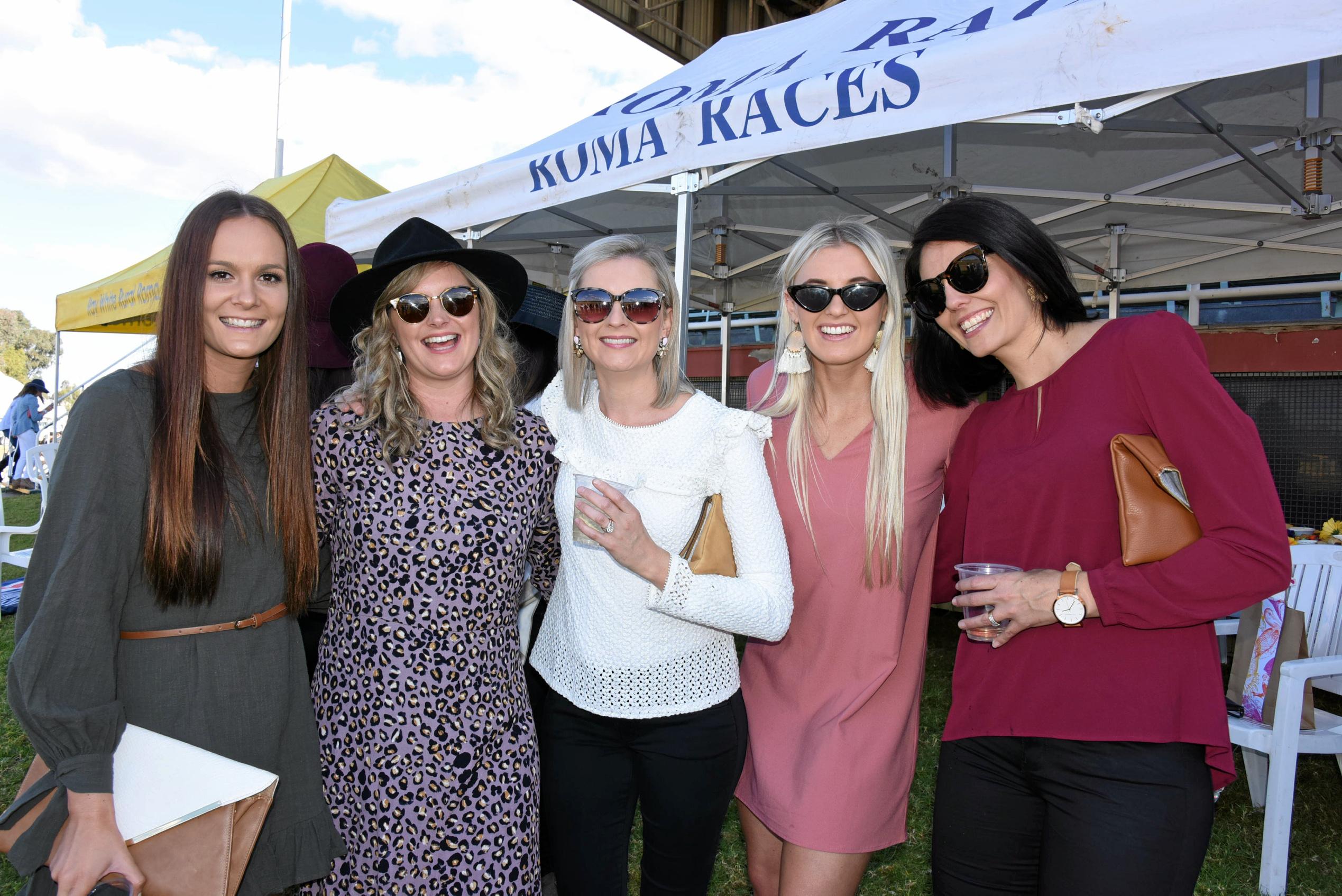 Hannah Lyons, Bree Hartfield, rosie Tardent, Maddy Ashdown and Nic Hilton. Picture: Alexia Austin