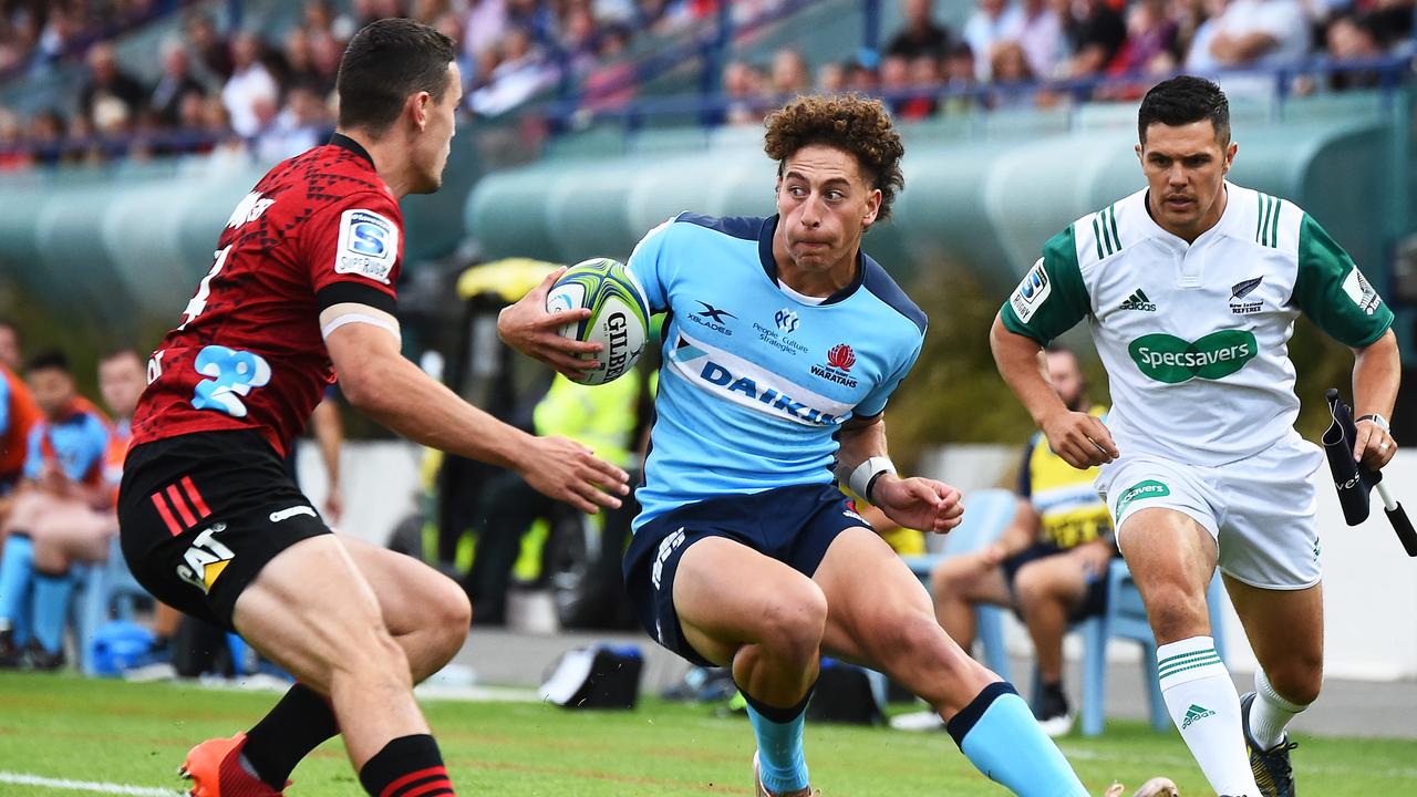 Mark Nawaqanitawase of the Waratahs at Trafalgar Park in Nelson.