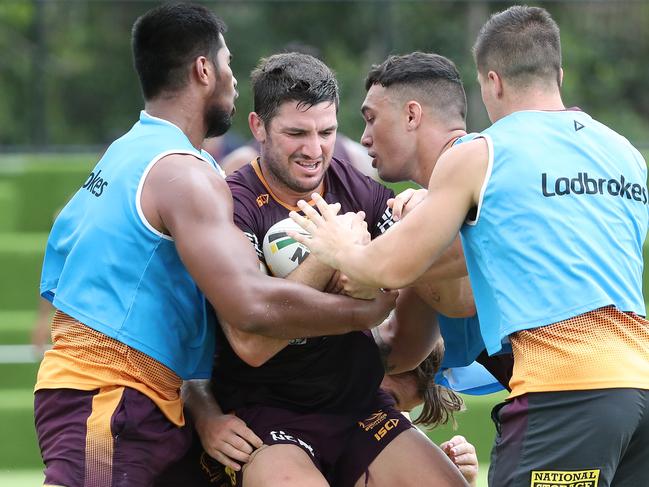 Matt Gillett has been working hard at training. Picture: Peter Wallis