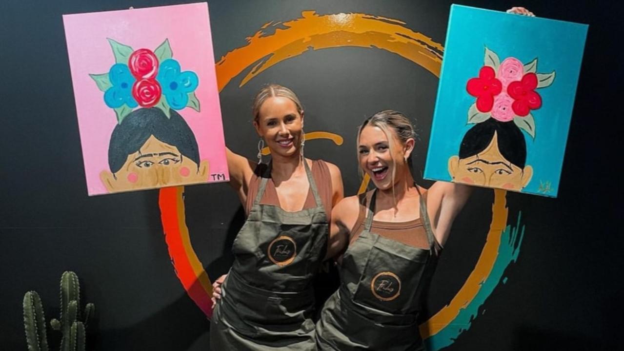 Sunshine Coast residents are brushing up on their painting skills while sipping on their favourite beverage with the opening of Mooloolaba’s first Sip and Paint studio.