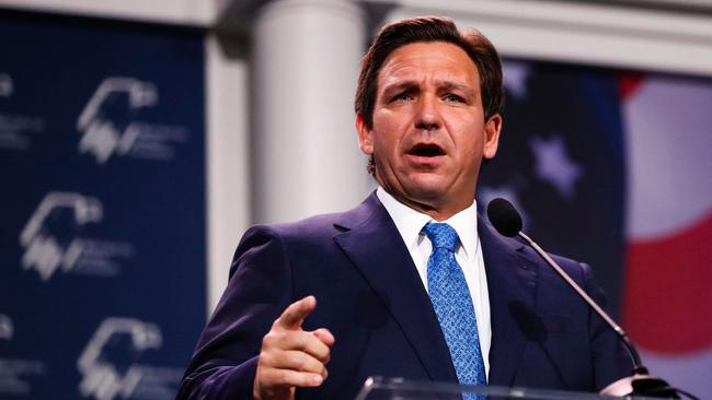 Republican Florida Governor Ron DeSantis is expected to run in 2024. Picture: AFP.