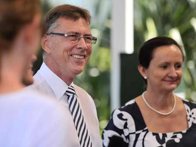 Terry Mills with Robyn Lambley when they were elected in 2012