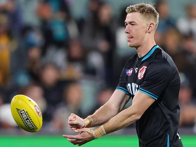 Todd Marshall is likely to miss most of the 2025 season. Picture: Sarah Reed/AFL Photos via Getty Images.