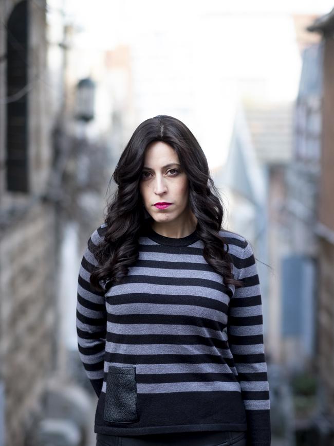 Nicole Meyer, photographed near Mahane Yehuda Market in Jerusalem earlier this year, will follow the hearing from Melbourne because of coronavirus travel restrictions. Picture: Daniel Tchetchik