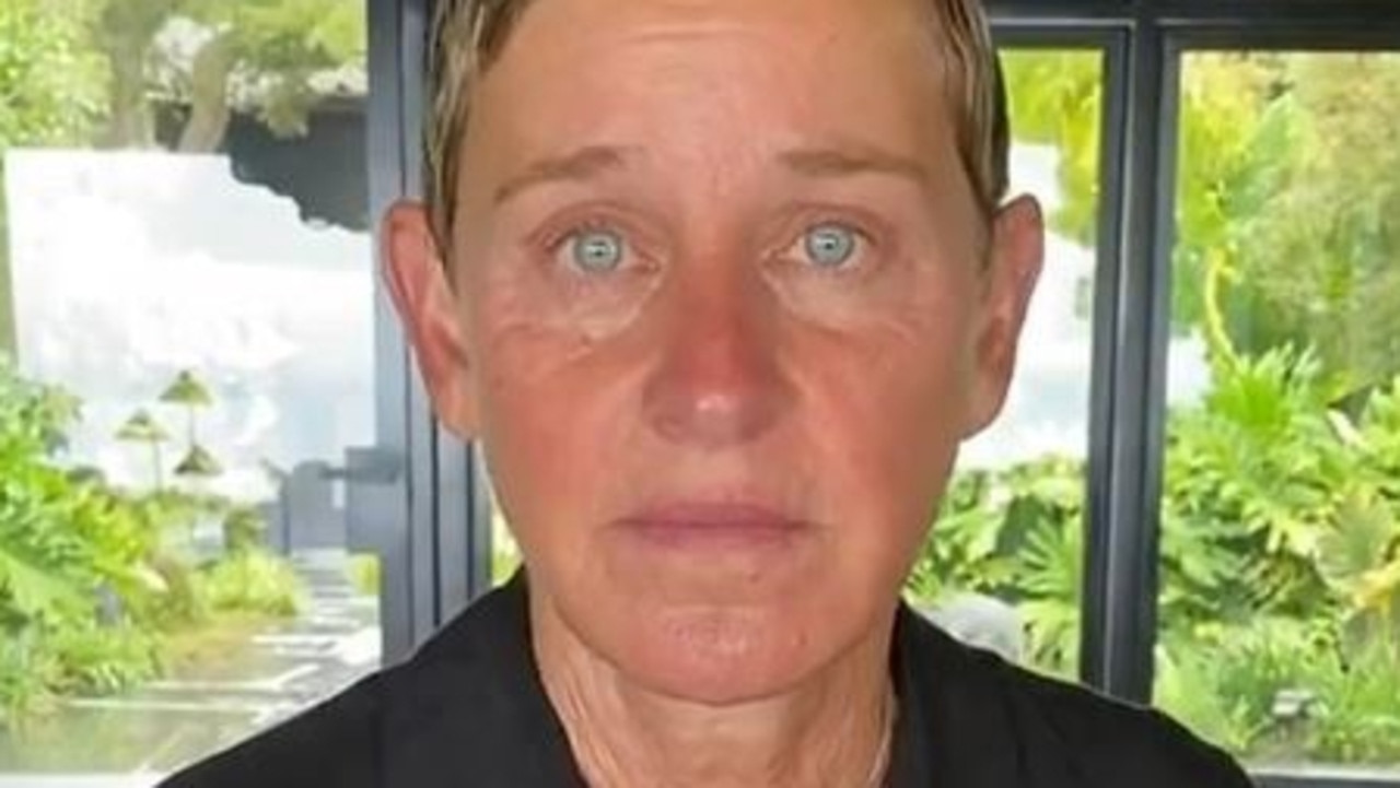 An emotional Ellen DeGeneres. Picture: Instagram