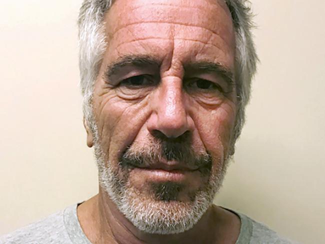 The New York State Sex Offender Registry’s photo of Jeffrey Epstein. Picture: AP