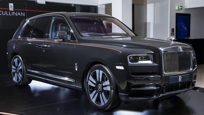 High-roller: The Rolls-Royce Cullinan is the brand’s first SUV.