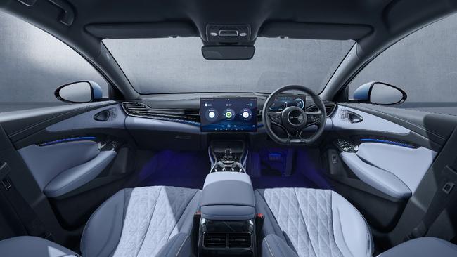 The interior of BYD Seal, dubbed a ‘luxury sports’ model