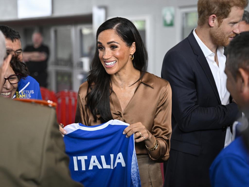 Hollywood megawattage seems to be Meghan’s goal. Picture: Sascha Schuermann/Getty Images for the Invictus Games Foundation