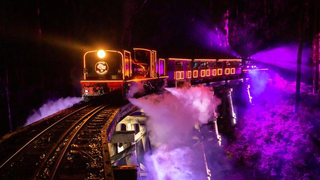 The Puffing Billy Train of Lights will return again this month.