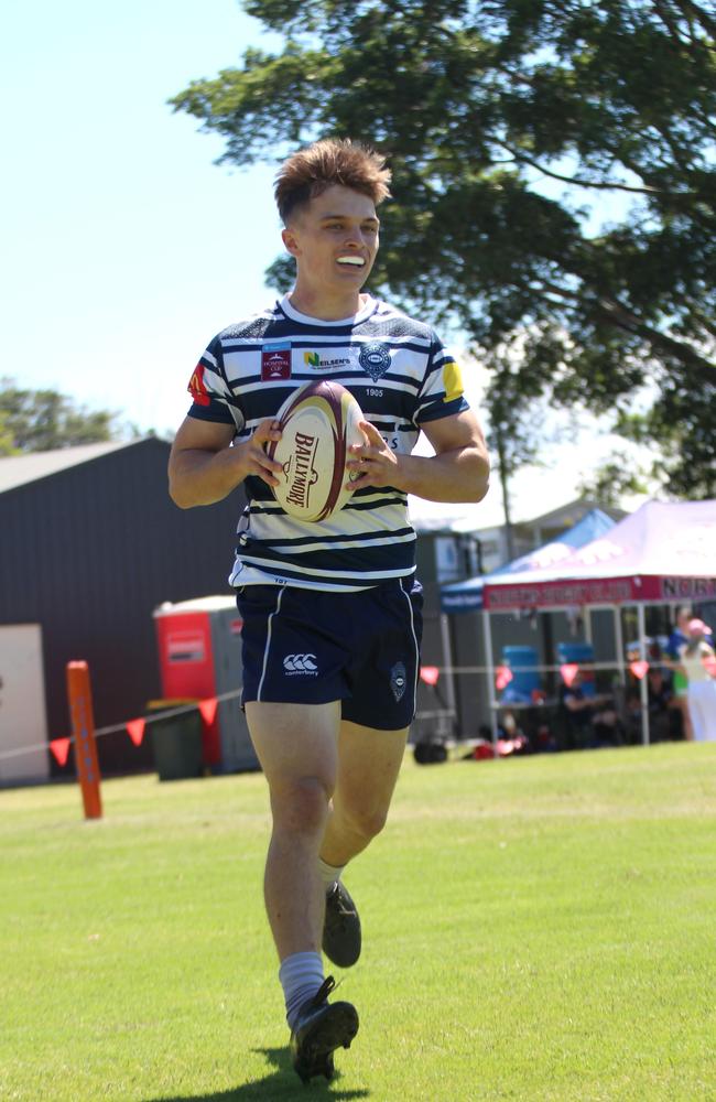 Will Cartwright. State Sevens action at Easts Rugby Club on Saturday November 11, 2023.