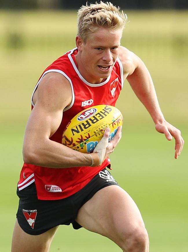 Isaac Heeney exploded out of the blocks in Round 1.