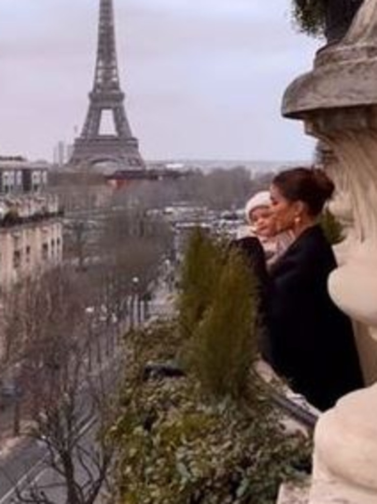 Influencer Camila Coelho slammed for posing with son on Paris