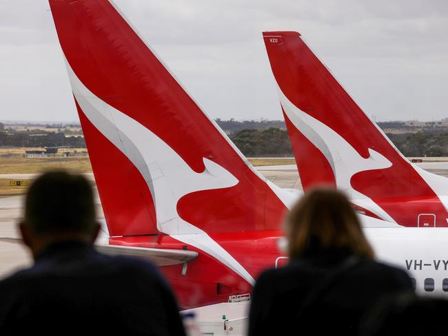 MELBOURNE, AUSTRALIA-NewsWire Photos, JANUARY 19, 2023. Qantas signage around Melbourne Airport. Picture: NCA NewsWire / Ian Currie