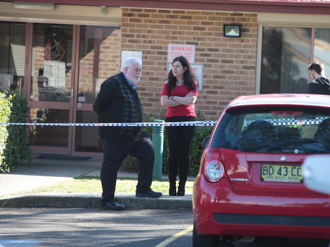 The horror attack played out in broad daylight, outside the woman’s workplace.