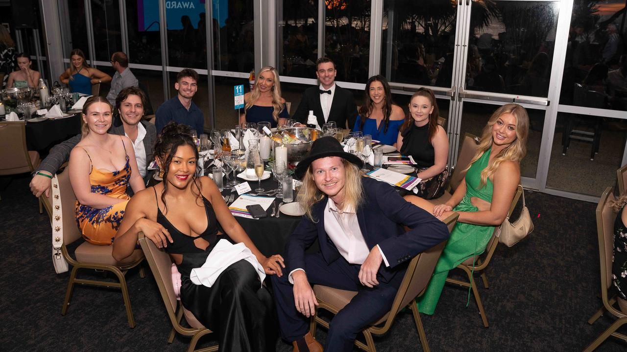 Hot 100 Team at the NT Young Achiever Awards. Picture: Pema Tamang Pakhrin