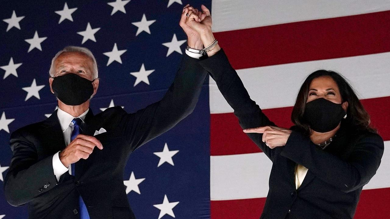 Joe Biden and Kamala Harris. Picture: Olivier Douliery/AFP