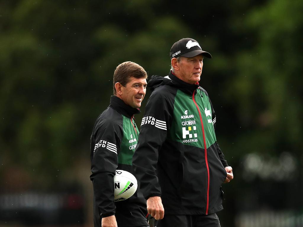 Demetriou acknowledged the challenges of succeeding Wayne Bennett as coach. Picture: Phil Hillyard