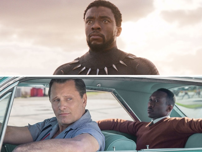 Black Panther and Green Book are among the nominees for best picture at this year's Oscars.