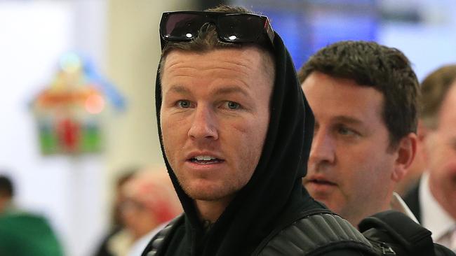 Former NRL player Todd Carney will fight Chris Sandow in the ring. Picture: Toby Zerna