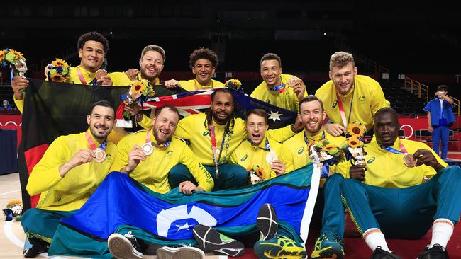 Prior to the Tokyo Olympics, Australia had never won an Olympic medal in men’s basketball. Picture: Adam Head