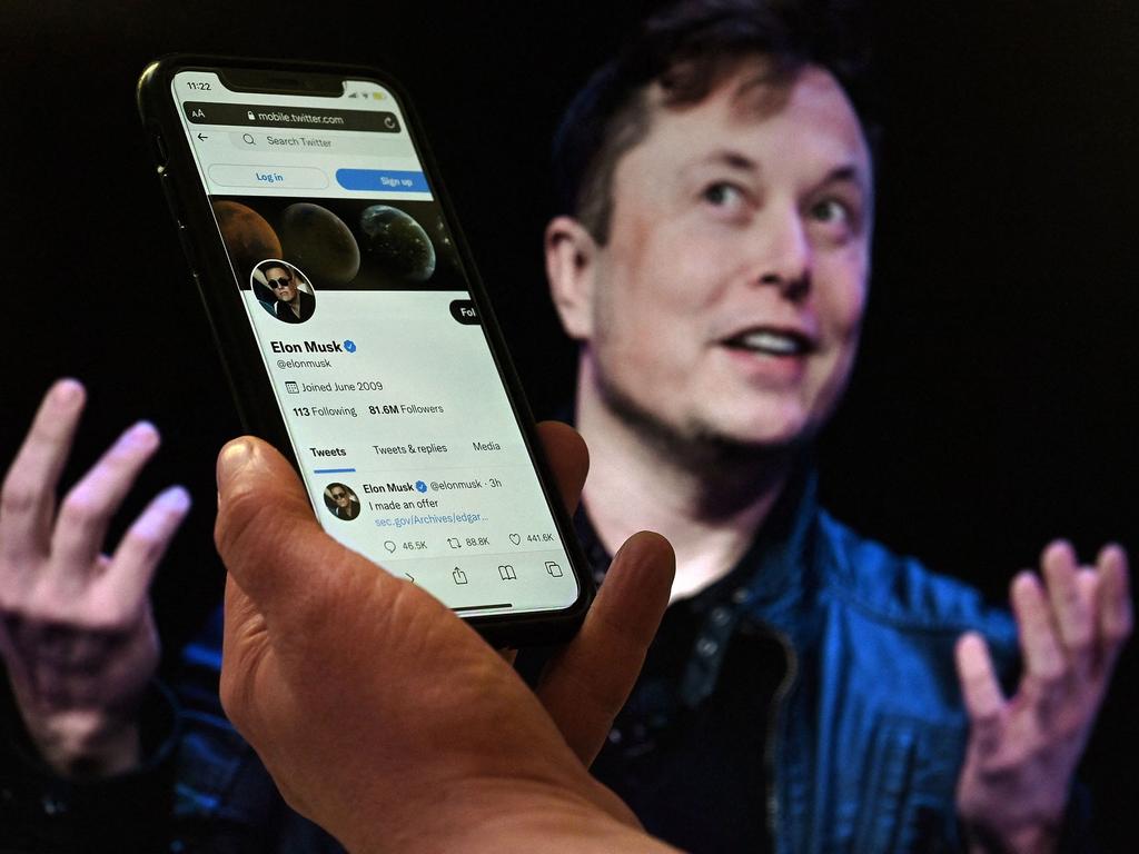 Elon Musk is reportedly considering a plan to lock Twitter behind a paywall. Picture: AFP