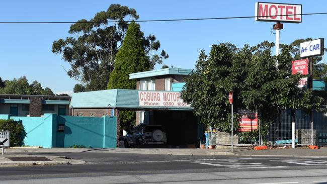 The Coburg Motor Inn where Jethro Lazenby died. Picture: Josie Hayden