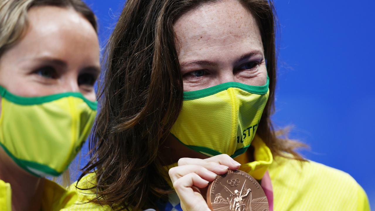 Emma McKeon and Cate Campbell revel in each others’ success.