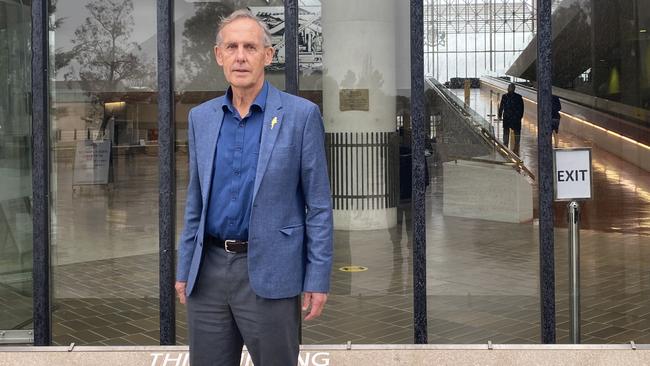 Environmentalist Bob Brown outside the High Court. Picture: Supplied