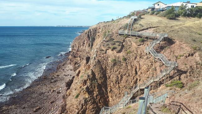 The Hallett Cove boardwalk is popular with walkers. Picture: Michelle Etheridge