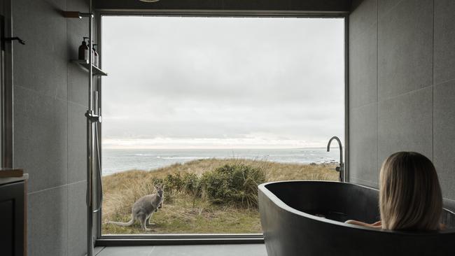 The view from Kittawa Lodge on King Island. Picture: Supplied