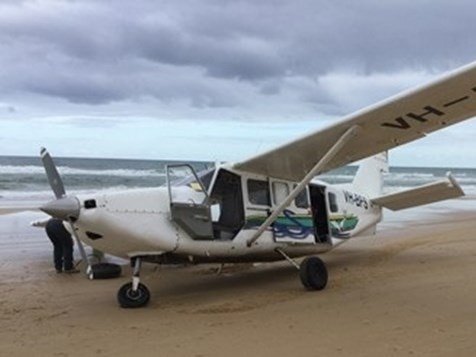 Two separate right main landing gear failures involving the same Gippsland Aeronautics GA8 Airvan during beach landings on the island happened on August 24, 2019, and October 31, 2019.