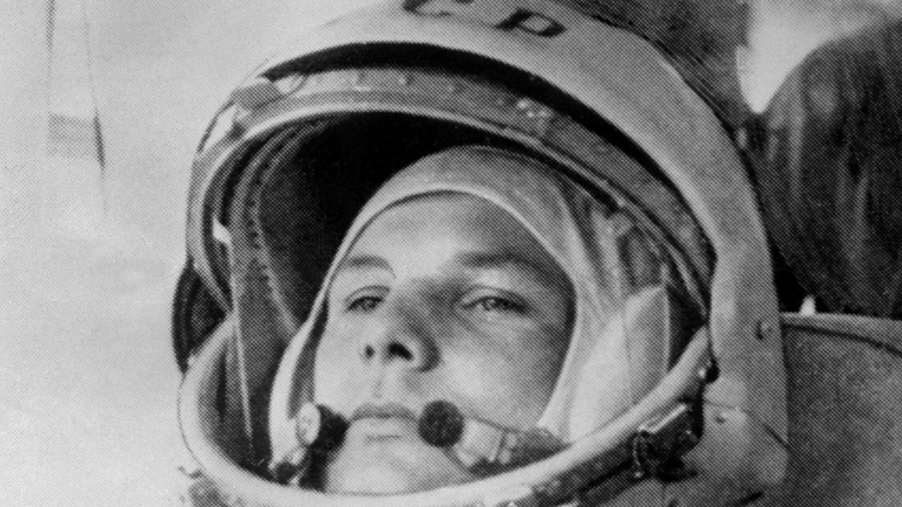 Russian Yuri Gagarin prepares to board the Soviet Vostok I spaceship on April 12, 1961. Picture: AFP