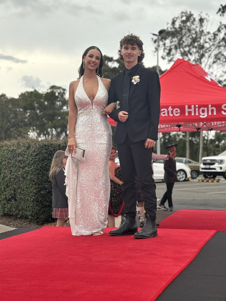 The students of Urangan State High School celebrating their formal.