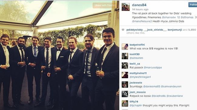 Dane Swan's Instagram post has had almost 6000 likes and more than 250 comments.