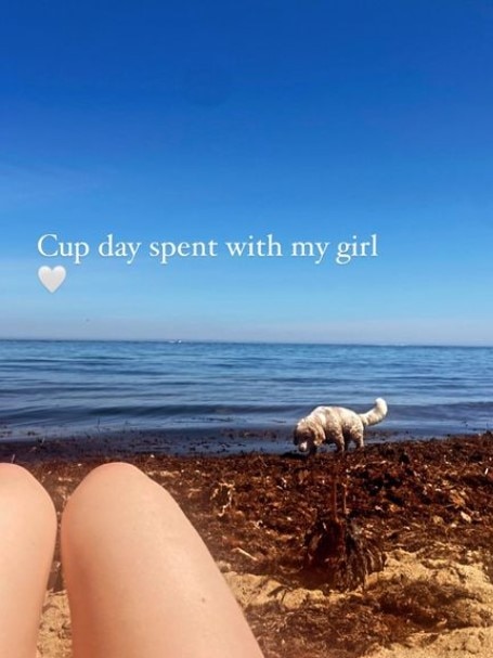 Jamie Kah has shared how she's spending Cup Day. Photo: Instagram