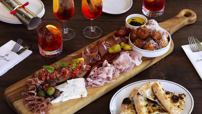 Fratelli Fresh kicks off Christmas lunch with an antipasti board. Picture: Supplied