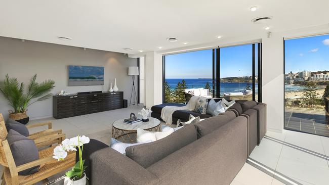 Michael Clarke’s former apartment in Bondi. Picture: Supplied