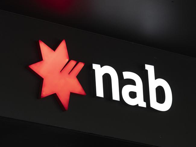 BRISBANE, AUSTRALIA - NewsWire Photos JULY 08, 2020. An NAB bank sign in the Brisbane CBD. Picture: NCA NewsWire / Jono Searle