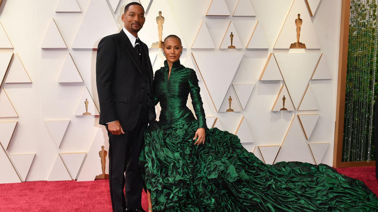 Will Smith and Jada Pinkett Smith on the 94th Oscars red carpet unknowing of what was to come. Picture: Angela Weiss / AFP