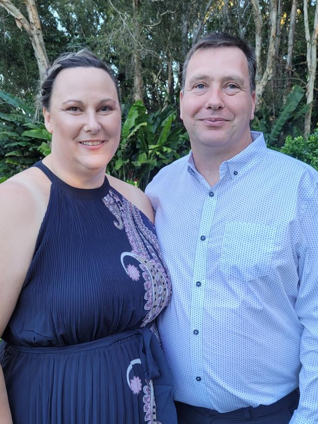 Samantha Bovingdon with her husband Ivan Bovingdon. Picture: Supplied.