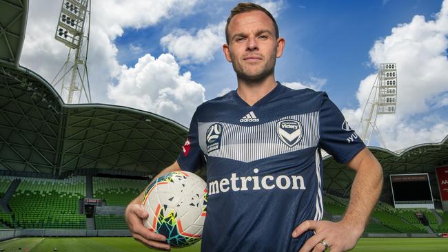 Leigh Broxham will become the first A-League player to play 300 games for one club Picture Jay Town