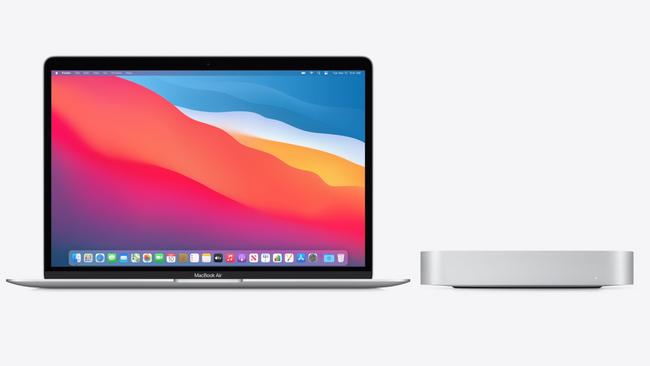 The new MacBook Air and Mac Mini.