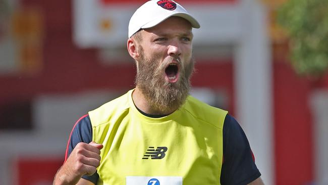 Max Gawn will back up on Anzac Eve four days after the Demons play St Kilda. Picture: David Crosling