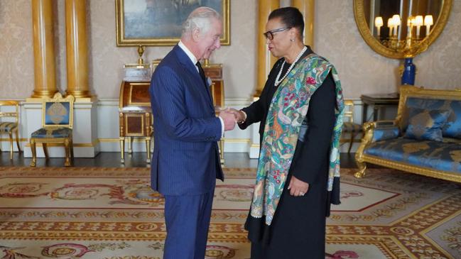 Britain's King Charles III during an audience with the Commonwealth Secretary General Baroness Patricia Scotland at Buckingham Palace in 2022. Picture: Getty Images