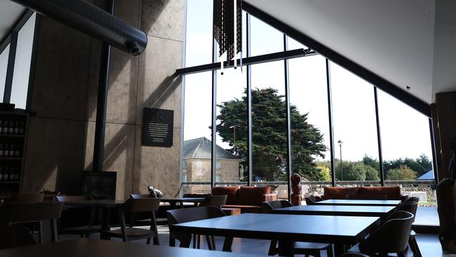 Dining area. Callington Mill Distillery at Oatlands is set to open in the coming weeks. Picture: Nikki Davis-Jones