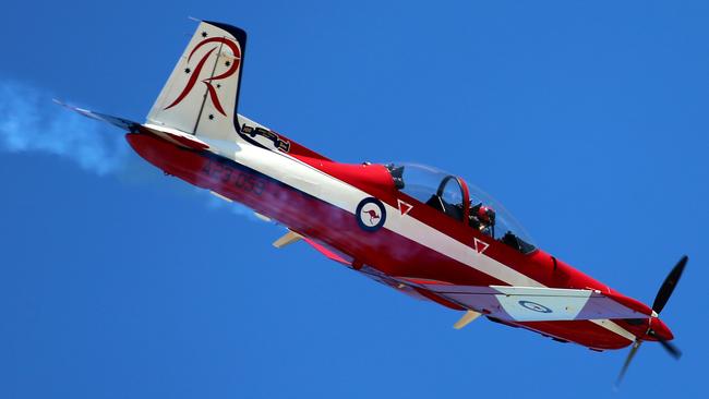 The RAAF Roulettes were a favourite of fans over the weekend. Picture: David Clark