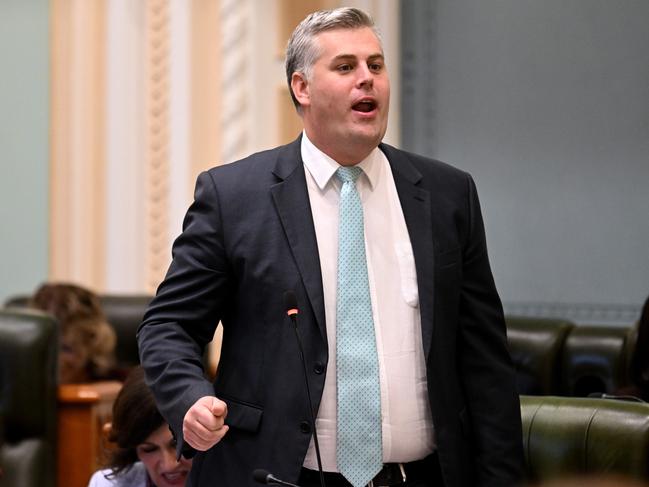 Police Minister Mark Ryan in Parliament on Wednesday. Picture: Dan Peled/NCA NewsWire