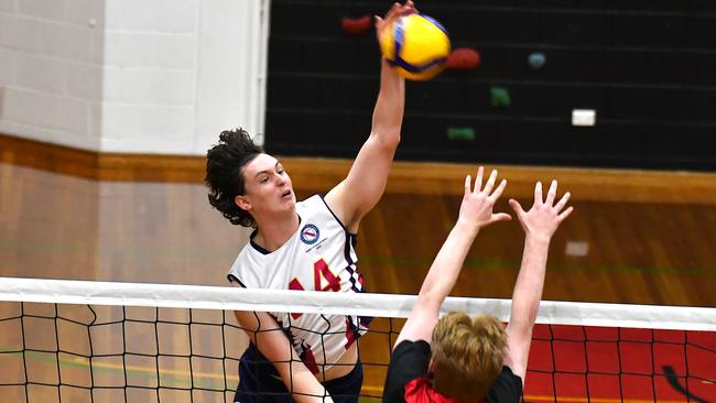 GPS Firsts Volleyball between Terrace and BSHS. Saturday March 4, 2023. Picture, John Gass