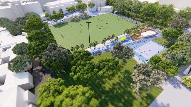 UNSW's new village green space